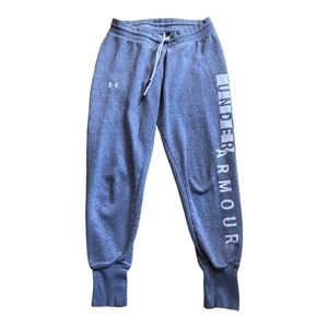 UNDER ARMOUR-WOMENS GREY SWEATPANTS-SIZE SMALL